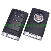 For Cadillac 5 button smart keyless remote key with 315mhz with hitag2 46 chip-SRX   