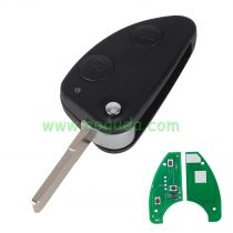  For Alfa Romeo 2 button remote key with 433MHz ID48 Chip With Uncut SIP22 Blade