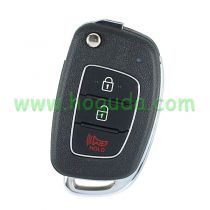 For New Hyundai 2+1 button remote key blank with HY20 Blade